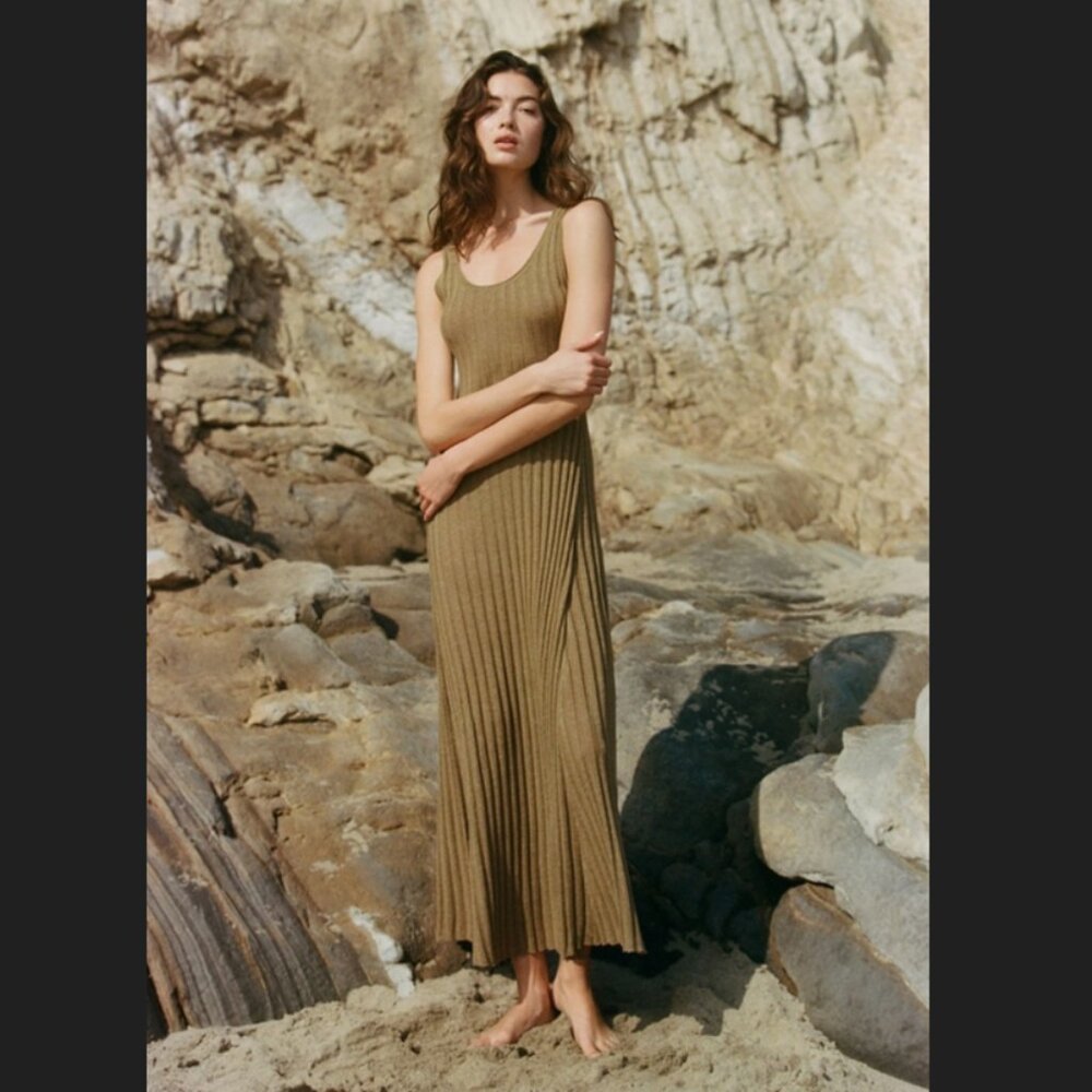 Amber RIbbed Maxi